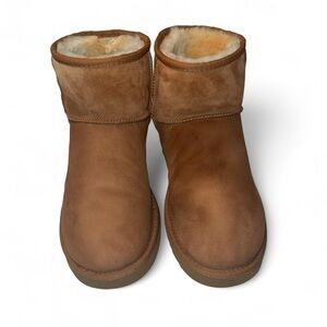 UGG Brown Shearling Lined Boots - 9